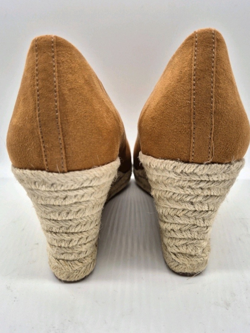 J. Crew Shoes Women’s Espadrille Wedges Sueded Size 7 Pale Clay Brown Shoes - Picture 5 of 13